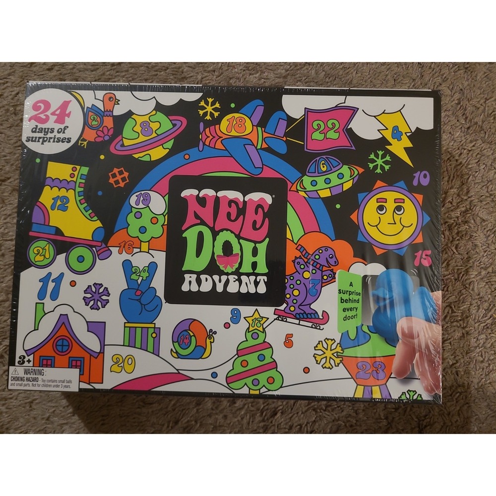 Shylling 2026 NeeDoh Advent Calendar Christmas NEW SEALED